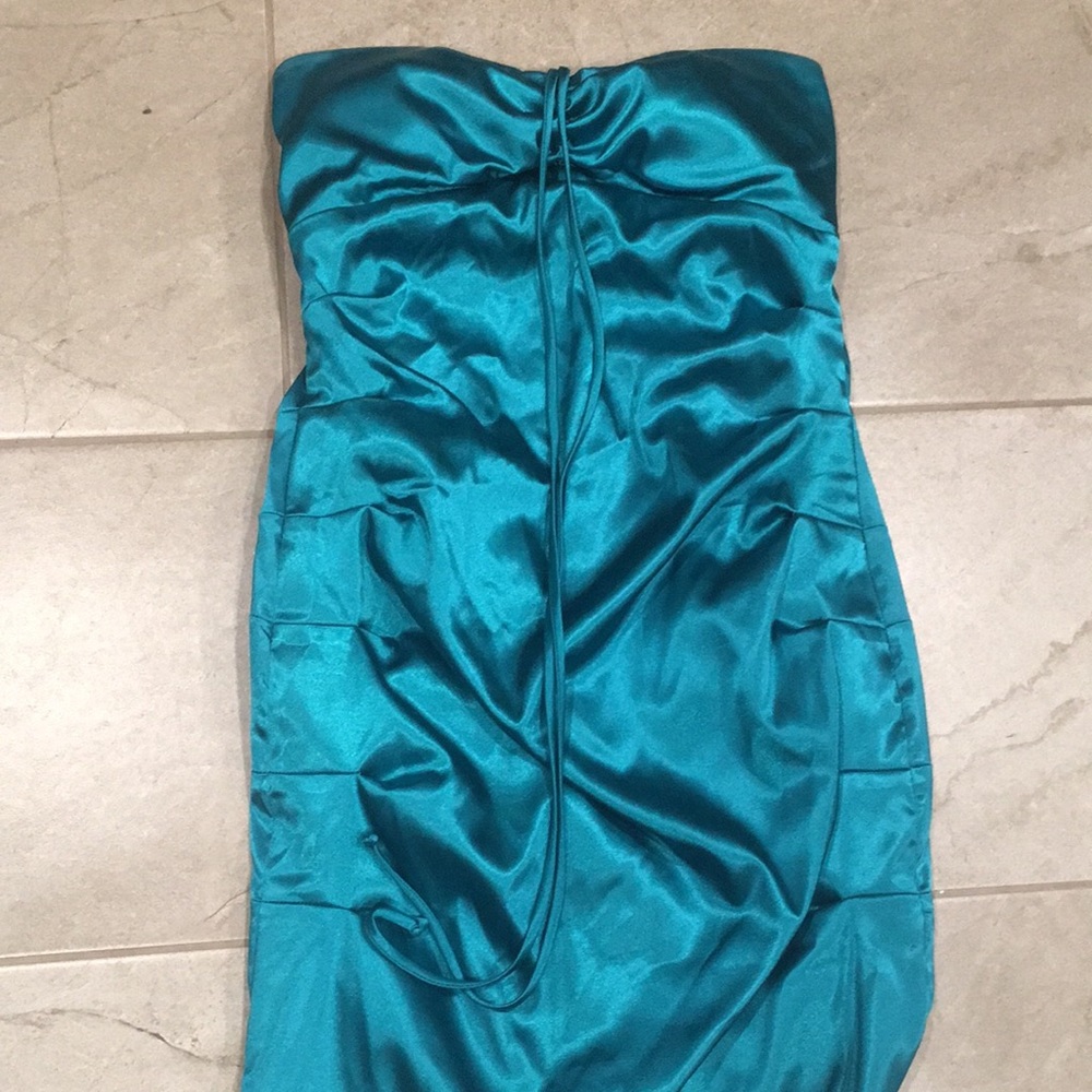 Short Teal Cocktail Dress